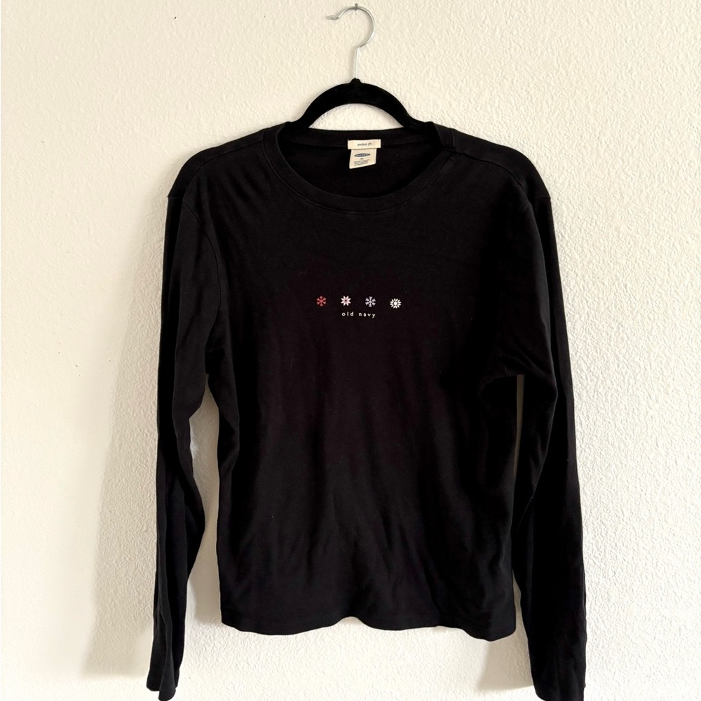 Vintage Old Navy Classic Black Long Sleeve